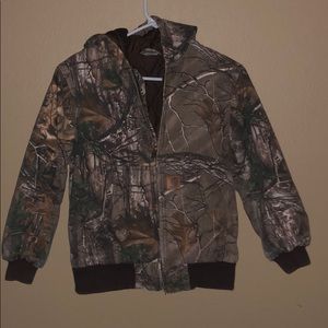 Camo carhartt zip up